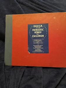 Columbia 78 RPM Albums x 3 In A Vintage Decca Album Book Rare Find - Imagen 1 de 12