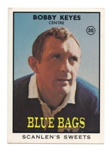1968 B Scanlens Rugby League (30) Bobby KEYES Blue Bags (Near Mint) - Picture 1 of 2