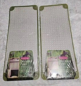 Vintage Pair Rubbermaid NOS White Decorator Panels Bathroom/Kitchen Cabinet... - Picture 1 of 6
