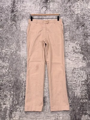 Pantalones Jil Sander 34/US 6 para mujer calce recto tiro alto algodón pantalón Foto 1 de 4