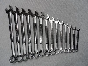 Craftsman SAE Combination Wrench Set, USA NOS, 6 pt, 1/4" to 1" - 14 pcs - Picture 1 of 11