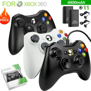 Controller wireless per Microsoft Xbox 360/ 360Slim/ 360E per Windows 11/10/8/7 - Foto 1 di 36