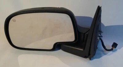 1992-2002 Chevrolet Silverado GMC Sierra 1500 LH Left Side Power Mirror Chrome - Image 1 of 4