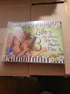 Tarjeta de notas en blanco 8 Suzy Toronto Life is all About How You Handle Plan B - Imagen 1 de 4