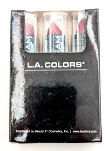 L.A. Colors Matte Cream Lipstick Angelic CML479 Qty 3 Pack Brand New - Picture 1 of 3