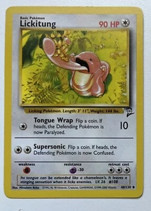Lickitung 48/130 - Base 2 Set - Pokemon Card - Unlimited Edition - NM - Picture 1 of 2