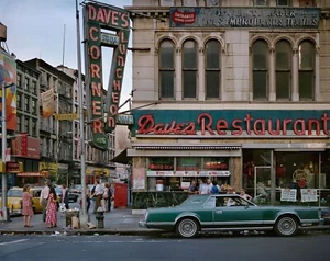 Vintage New York City Photograph Shows Corner of Canal Street and Various Sizes - Picture 1 of 1