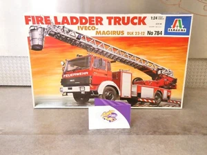 Italeri 784 # Iveco-Magirus DLK23-12 Leiterwagen Feuerwehr Bausatz OVP 1:24 RAR - Bild 1 von 3