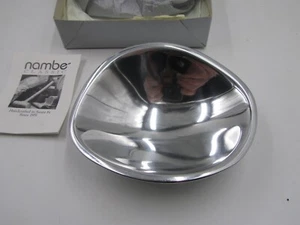 Vintage NAMBE Alloy #579 Butterfly Bowl 6 by 5 inches Butterfly Bowl NEW - Picture 1 of 4