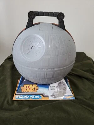 NEW Hot Wheels STAR WARS Death Star Play Case - Holds 10 Die-Cast Starships - Image 1 of 4