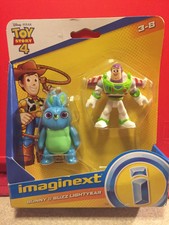 TOY STORY 4 BUNNY & BUZZ LIGHTYEAR IMAGINEX DISNEY PIXAR FIGURES NEW