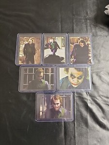 2008 Warner Bros. Dark Knight HEATH LEDGER JOKER Rookie Card Stickers