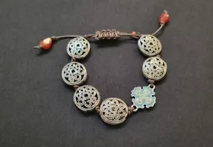 Lucky Brand Leather Enamel Bracelet - Picture 1 of 5