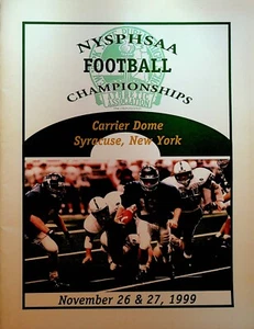 NYSPHSAA Fußballmeisterschaften Programm 1999 Webster Troy Lackawanna Clymer - Bild 1 von 7