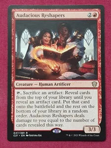 Magic The Gathering COMMANDER STRIXHAVEN 2021 AUDAZ REMODELADOR tarjeta roja Magic The Gathering Magic The Gathering - Imagen 1 de 2