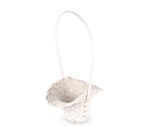 Florentiner Weiß Streukörbchen Streukorb Blumenkinder Korb Körbchen Dekokorb - Bild 1 von 1
