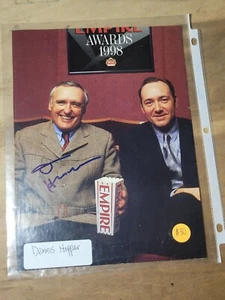Dennis Hopper Signed Magazine Picture Empire Awards 1998 VG - Picture 1 of 3