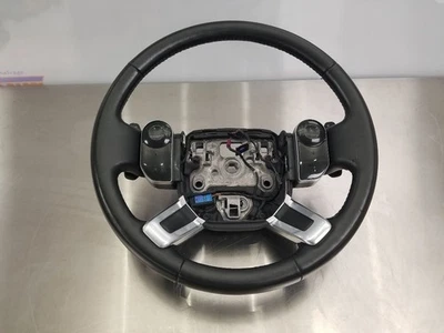 22 2022 RANGER ROVER HSE P400 CLASSIC STYLE STEERING WHEEL BLACK LEATHER LEFT - Image 1 of 4