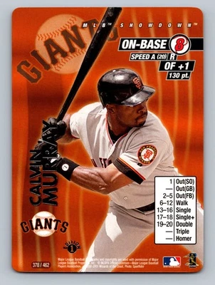 2001 MLB Showdown 1st Edition Calvin Murray #378 - Image 1 of 2