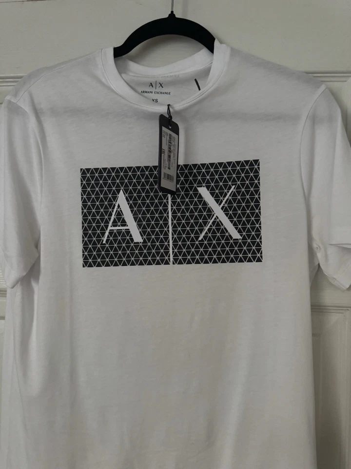 Armani Exchange Men's Graphic Logo T-Shirt White brand new with tags - Image 1 of 1
