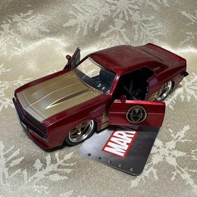 Marvel Iron Man 1/32 Scale Diecast 1969 Chevy Camaro Jada Toys - Image 1 of 2