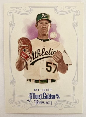 2013 Topps Allen & Ginter #331 TOMMY MILONE SP High Number Short Print Athletics - Image 1 of 2