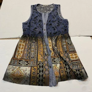 BKE Gimmicks Damen Sommer Top Gr. Medium transparent & sexy Gefühl Boho Sheek EUC - Bild 1 von 4