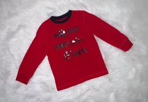 Gymboree Here Comes Santa Red Top Size 4 - Picture 1 of 1
