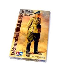 TAMIYA Military Model 1/16 German Feldmarschall ROMMEL Figure Scale Hobby 36305 - Picture 1 of 2
