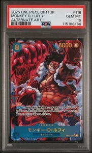2025 ONE PIECE JAPANESE OP11-118 MONKEY D. LUFFY SEC ALT ART - Picture 1 of 2