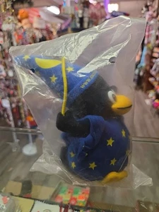 Merlin Soft Tech Plush Penquin Wizard 6in - Picture 1 of 7