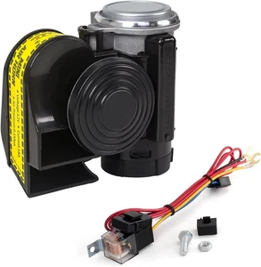12V Car Air Horn, 130DB Compact Mini Horn for Car, Truck, Motorcycle, 1  - Picture 1 of 8