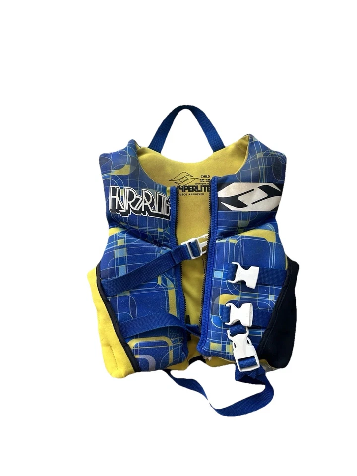 Chaleco salvavidas Hyperlite juvenil aprobado por USCG 50-90 libras  Foto 1 de 2