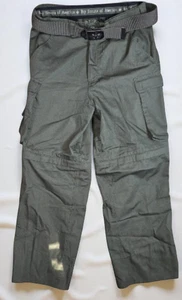 Boy Scouts of America Hose Herren 31 grün wandelbar Uniform Cargo Relaxed Gürtel - Bild 1 von 10