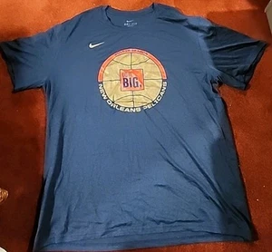Nike XL Dri-fit 2017-18 Do It Big New Orleans Pelicans Tshirt NEW - Picture 1 of 3