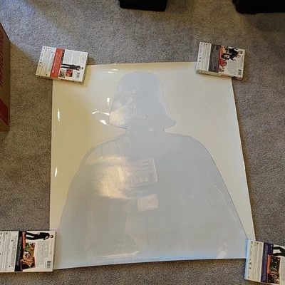 星球大战真人尺寸达斯·维德 - BK 门/窗户固定 - 2 件 - 2005 年第 III 版 — 第 1/4 张图片