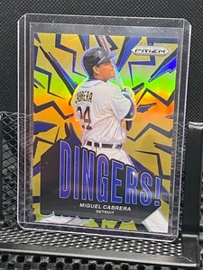 Miguel Cabrera 2025 Prizm Dingers Blue Prizm #8/99 - #17 Tigers - Picture 1 of 2