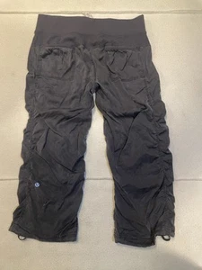 Lululemon Dance Studio Pants Women’s Size 8 Athletic Gray Black Loungewear - Picture 1 of 10