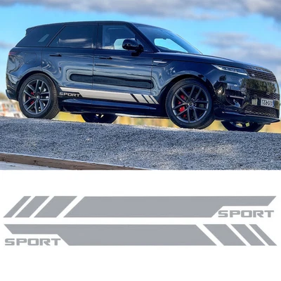 Silver Side Skirt Door Decal Sticker Stripe For Land Rover Range Rover Sport Foto 1 de 4