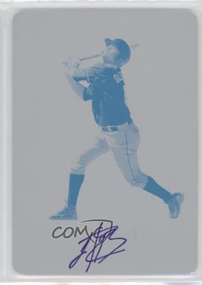 2012 Leaf Valiant Printing Plate Cyan 1/1 Jorge Bonifacio #VA-JB2 Auto 0t3 - Image 1 of 3