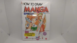 ENGLISH How to Draw Manga Special Colored Original Drawing - Picture 1 of 2