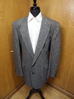 男式西装外套夹克 48XL Diamond Co Tailors 灰色 H.B. 100%羊毛S#81 — 第 1/4 张图片