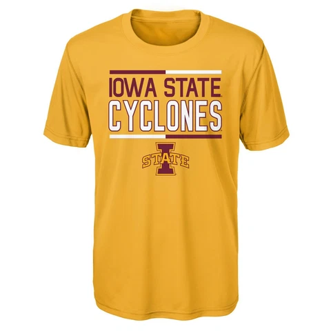 NCAA by Outerstuff NCAA Iowa State Cyclones Youth Boys "Flag Runner" Dri-Tek Cover