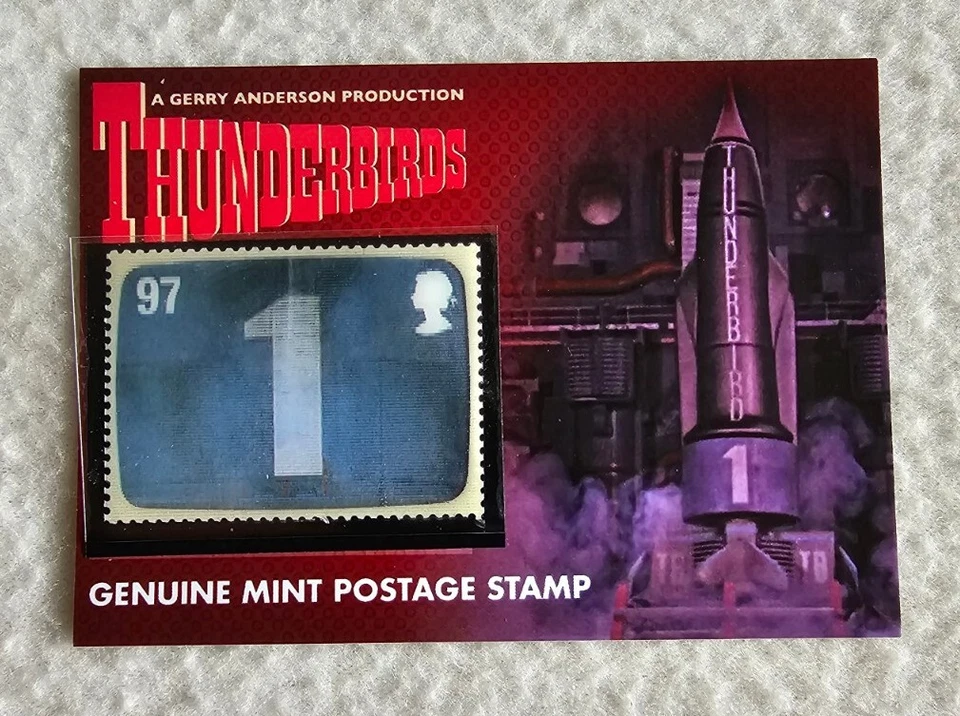 Unstoppable Cards Thunderbirds Series 2 Genuine Mint Postage Stamp Card PS1  - Image 1 of 1