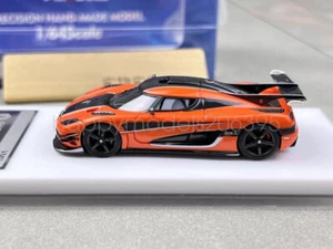 VMB 1:64 Scale Orange Agera One 1 Super Racing Sports Model Diecast Resin Car - Picture 1 of 9