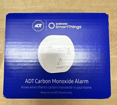 ADT Samsung SmartThings Alarma Inteligente Monóxido de Carbono con Alertas Blanco Foto 1 de 4