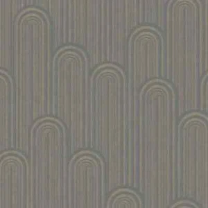 CA1541 Deco, Speakeasy, Blacks Metallic - Antonina Vella Wallpaper Modern - Picture 1 of 2