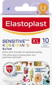 Sensitive XL Kids Plasters (10 Pack) | Animal Print Kids Bandages | Suitable for - Picture 1 of 12
