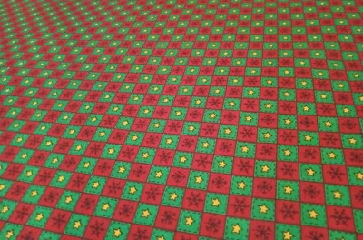 Tela de Navidad Fuera de Stock Trena Hegdahl Paz en la Tierra Remanente Tela de Algodón 44x17 Foto 1 de 2