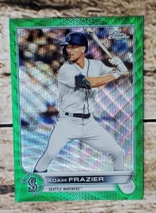 Adam Frazier 2022 Topps Chrome Green Wave Refractor /99 Card #47 ORIOLES MINT!🔥